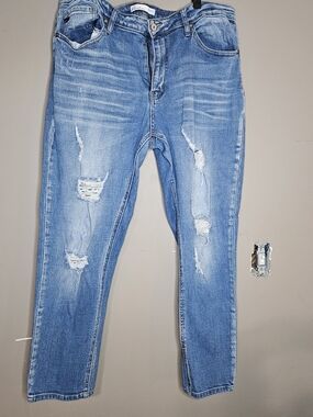 KanCan Light Blue Distressed Skinny Jeans
